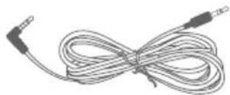 Coiled cable with two connectors, no visible text or symbols