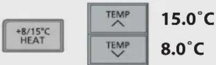 PANASONIC CU-HZ35XKE - Indstilling af min. drifttemperatur - 1