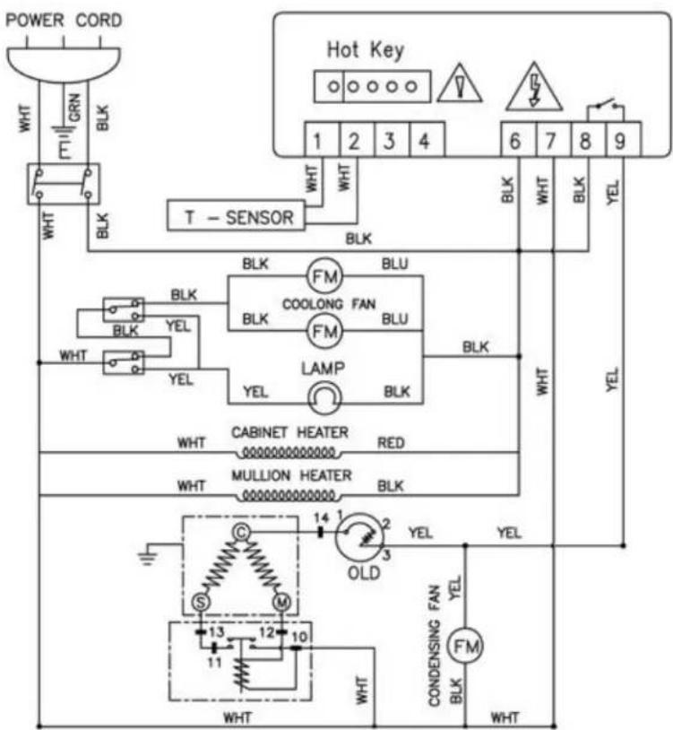 POWER CORD WHT GRN BLK T - SENSOR Hot Key 1 2 3 4 6 7 8 9 BLK BLK BLK BLK BLK BLK BLK BLK BLK BLK BLK BLK BLK BLK BLK BLK BLK BLK BLK BLK BLK BLK BLK BLK BLK BLK BLK BLK BLK BLK BLK BLK BLK BLK