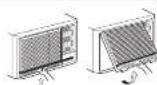 FUJITSU AXGA24AAT - تظيف مرشح الاهواء - 3