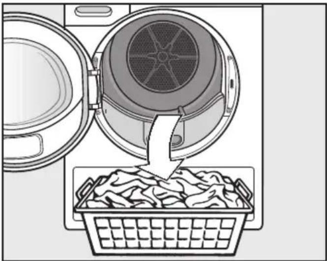 MIELE TCL 790 WP - Tekstilerne tages ud - 1
