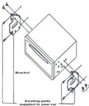 Bracket Existing parts supplied to your car