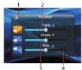 BLAUPUNKT Memphis 440BT - ON SCREEN - AUDIO & VISUAL SETTING - 5