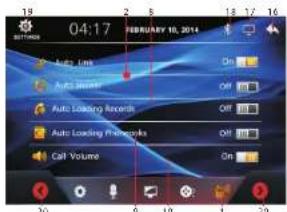 04:17 FEBRUARY 10, 2014 Auto Links On Auto Saver Off Auto Loading Records Off Auto Loading Monocycle Off Call Volume On