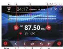 BLAUPUNKT Memphis 440BT - ON SCREEN - RADIO OPERATION - 2