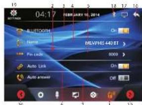 04:17 FEBRUARY 10, 2014 BEUTHOOTH Home PIN CODE Auto Link Auto Answer MEVRHE 440 BT 8000 On Off