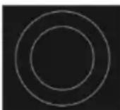 GORENJE EC5351WB - STYRING AF DEN DOBBELTE KOGEZONE - 2