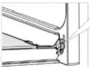 GORENJE EC5351WB - Afmontering og montering af ovnlågen - 1