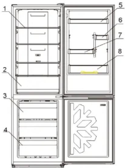 Scandomestic SKF 334 W - BCD-318W - 1