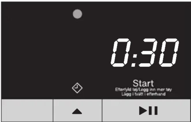 0:30 Start Efterfyld taj/Legg inn mer tay Lagg i talt i efterhand ▲ ▶ II