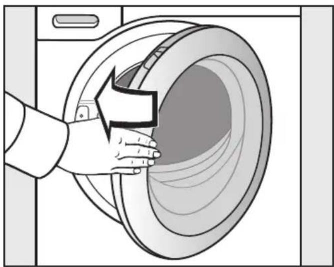 MIELE WSA 023 WCS - Rørbøjning tages ud af tromlen - 2