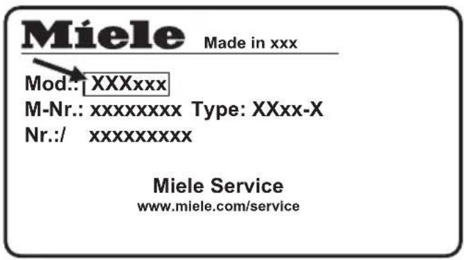 MIELE WED 125 WCS - EPREL- database - 1