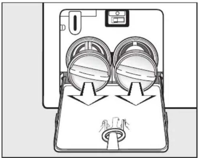 MIELE WEF 365 WCS - Filteret tømmes - 2