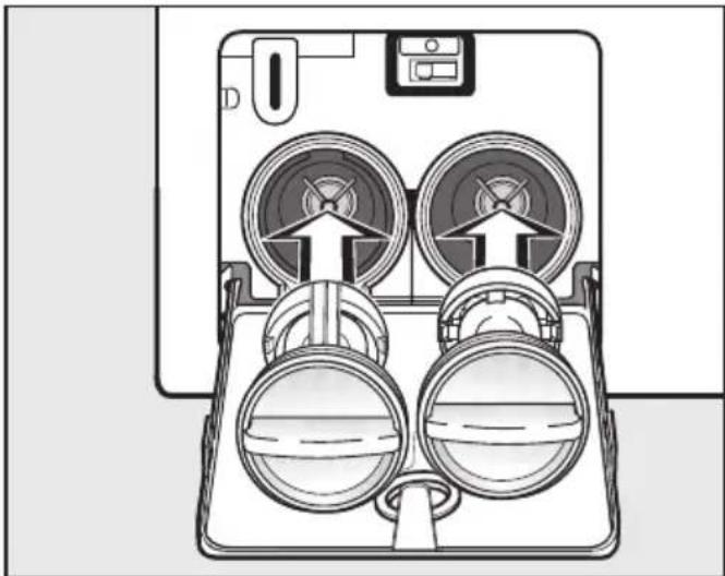 MIELE WEF 365 WCS - Filteret tømmes - 4