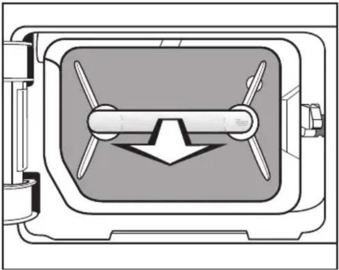MIELE TED 445 WP - Sokkelfilter tages ud - 2