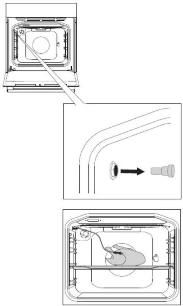 GORENJE BO747A21XG - Stegning med stegetermometer (afhanger af modellen) - 1