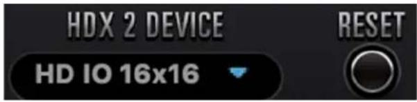 HDX 2 DEVICE HD IO 16x16 RESET