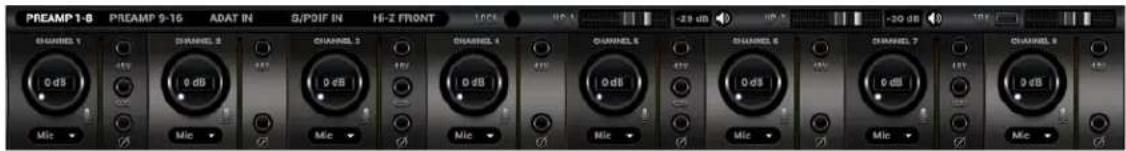 PREAMP-1-8 PREAMP-9-16 ADAT IN Q/POIF IN HI-Z FRONT OFF CHANNEL 1 CHANNEL 2 CHANNEL 3 CHANNEL 4 CHANNEL 5 CHANNEL 6 CHANNEL 7 CHANNEL 8 0 dB 0 dB 0 dB 0 dB 0 dB 0 dB 0 dB MHz Mic Mic Mic Mic Mic Mic Mic Mic Mic Mic Mic Mic Mic Mic Mic Mic Mic Mic Mic Mic Mic Mic Mic Mic Mic Mic Mic Mic Mic Mic Mic Mic Mic Mic Mic Mic Mic Mic Mic Mic Mic Mic Mic Mic Mic Mic Mic Mic Mic Mic Mic Mic Mic Mic Mic Mic Mic Mic Mic Mic Mic Mic Mic Mic Mic Mic Mic Mic Mic Mic Mic Mic Mic Mic Mic Mic Mic Mic Mic Mic Mic Mic Mic Mic Mic Mic Mic Mic Mic Mic Mic Mic Mic Mic Mic Mic Mic Mic Mic Mic mic