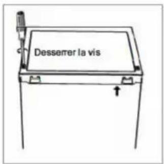 Desserrer la vis