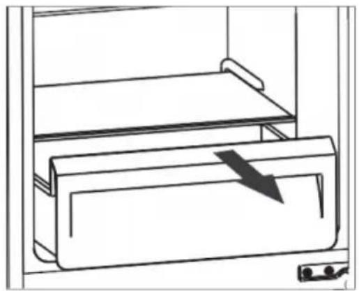Exquisit KS15-V-040EW - Comment remettre l'étagère à sa place - 2