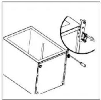 Exquisit KB05-V-040FW - Wijzigen deurscharnier - 1