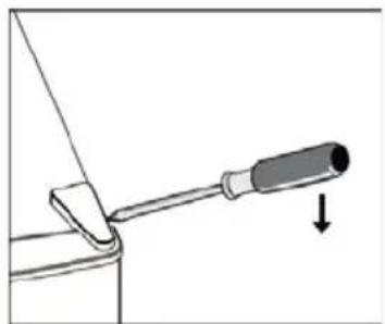 Exquisit KB05-V-040FW - Reverse Door - 1