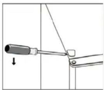 Exquisit KB05-V-040FW - Reverse Door - 3