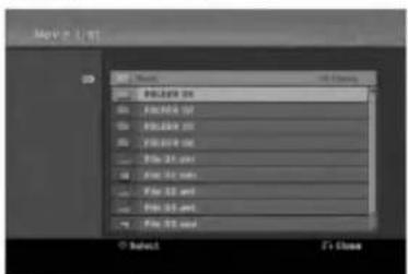 LG DR198P1 - Afspilning af en DivX filmfil - 1