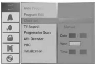 LG RH4820PVL - Automatisk tidsindstilling - 1