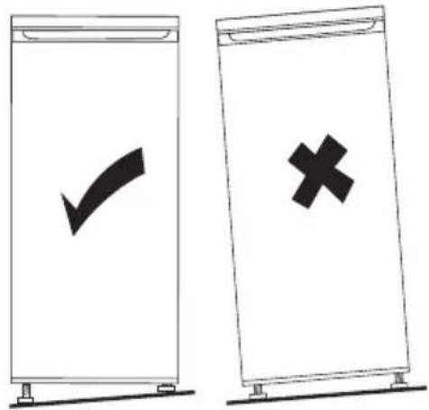 GORENJE RB4121ANW - Sæt apparatet i vater - 3