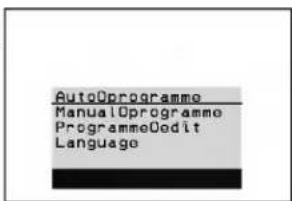 AutoOprogrammo ManualOprogrammo ProgrammoOedit Language