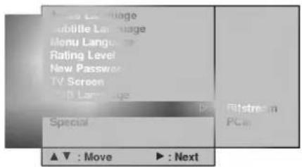LG KF-21FC70RX - Selecting digital audio output - 1