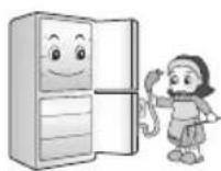 LG GR-3990W - Unplug the power plug when cleaning, handling or replacing the interior lamp of the fridge-freezer. - 1