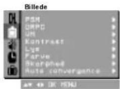 Billede PDM LHPD LPH Contrast Ly6 Parve Skorphyed Auto convergence 40 KB MENU