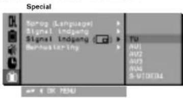 Special Xprog (Language) Signal Indgang Signal Indgang (a) Berkustering TU AU1 AU2 AU3 AU4 S-U/DI34