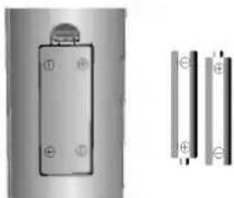 LG RE-39NZ43RB - Isætning af batteri - 1