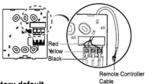 Red Yellow Black Remote Controller Cable