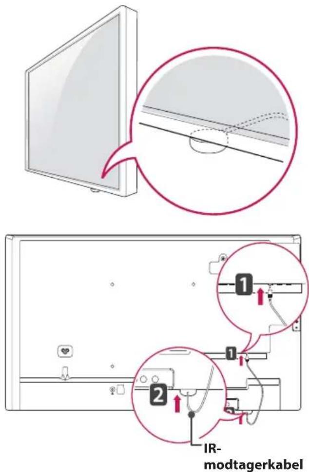 LG 55SL5B - Brug af den infrarøde modtager - 1