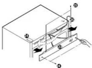 LG GC-379BL - Hur du vänder dörrarna - 2