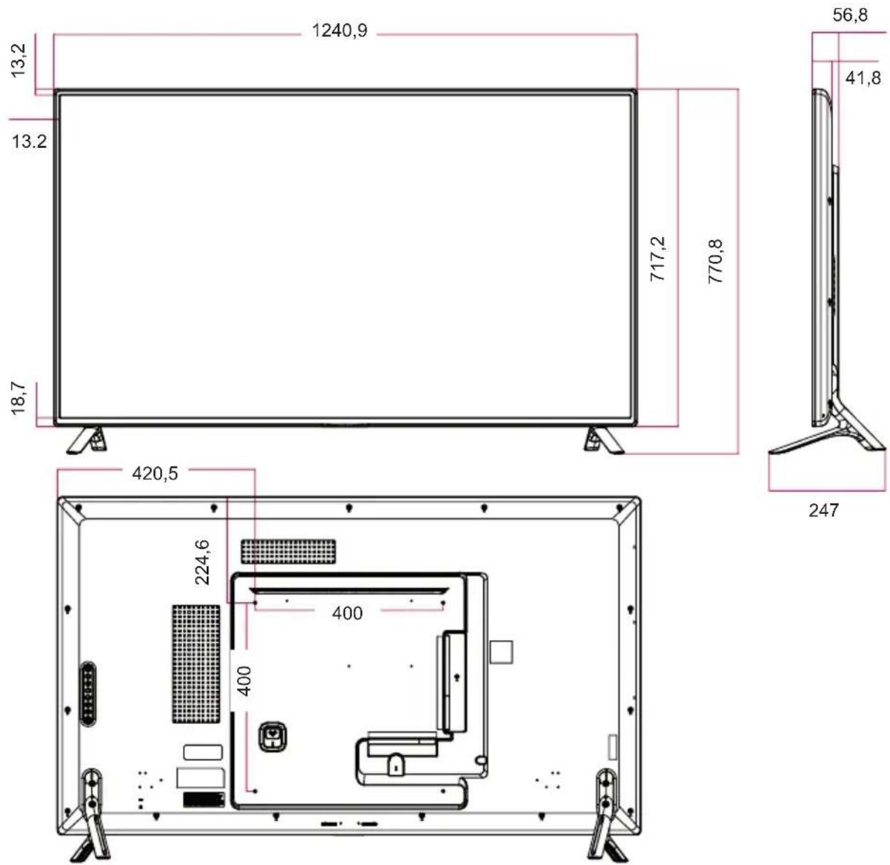 LG 55LS53A - Mål - 1