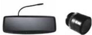 BOSS BV430RVM - inch rear view mirror monitor with camera - 1
