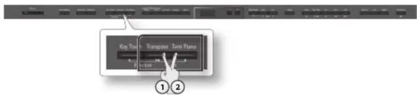 ROLAND DP-90 - Split klaviaturet op i 2 halvdele - 1