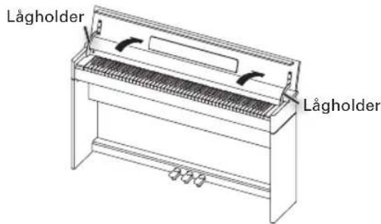 ROLAND DP-90 - Åbne klaverlåget - 1