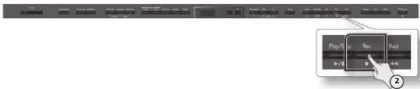 ROLAND DP-90 - Gør klar til optagelse - 1