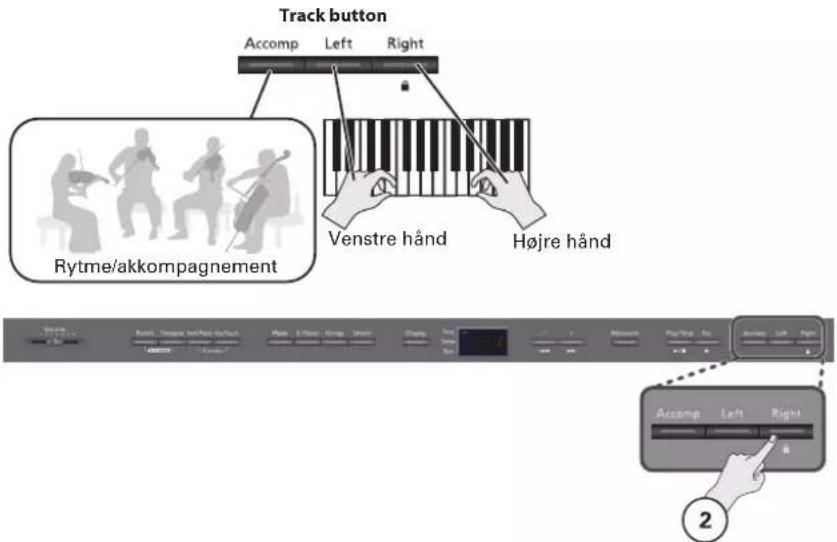 ROLAND DP-990F - Vælg hvilken part du vil høre - 1
