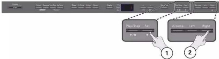 ROLAND DP-990F - Optag dit spil sammen med en sang - 1