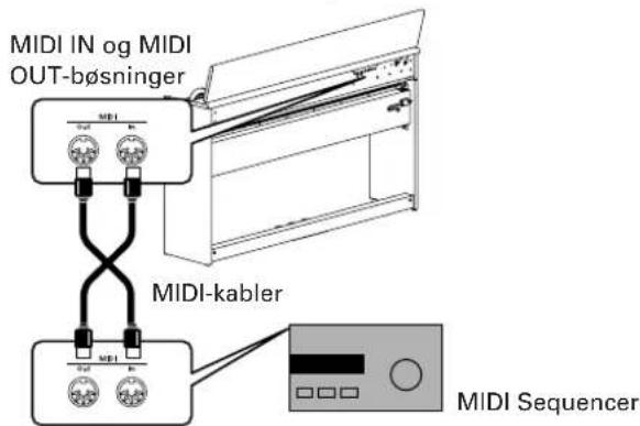 ROLAND DP-990F - MIDI In-bøsningen - 1