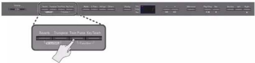 ROLAND DP-990F - Split klaviaturet op i 2 halvdele - 1