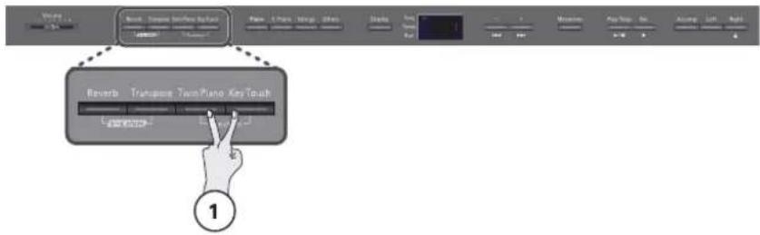 ROLAND DP-990F - Generel fremgangsmåde i Funktion Mode - 1