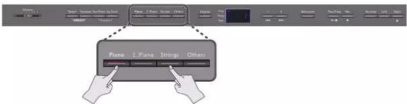 ROLAND DP-990F - Dobbeltlyd – spil med 2 lyde samtidigt - 1